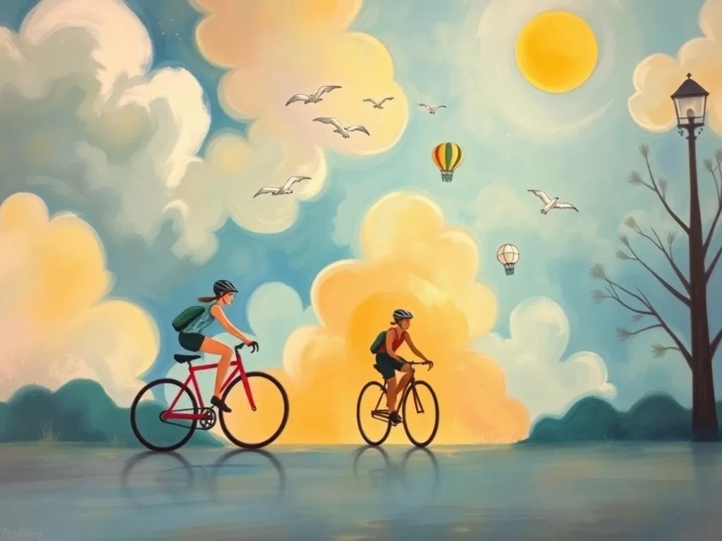 cyclists in dreams