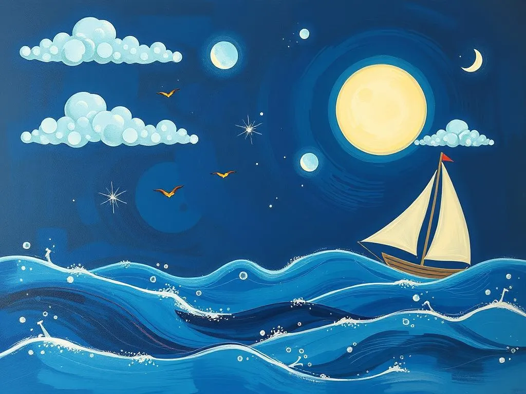 dark blue sea in dreams