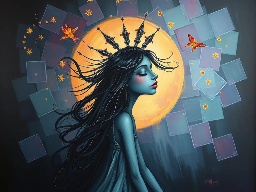 dark woman dream symbol