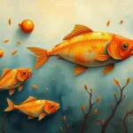 dead orange fishes dream symbolism significance