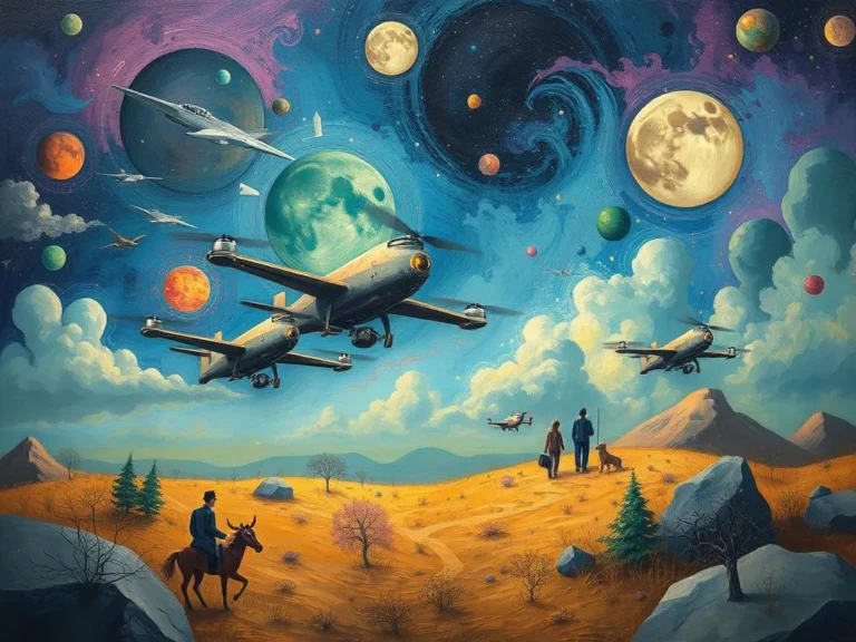 Decoding Mystery Dreams: Drones Exploring Hidden Symbolism