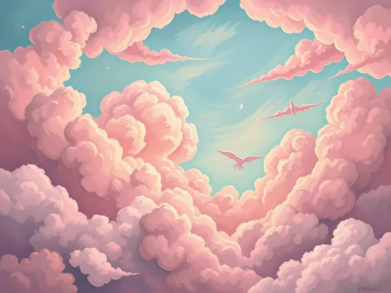 Decoding Pink Clouds in Dreams