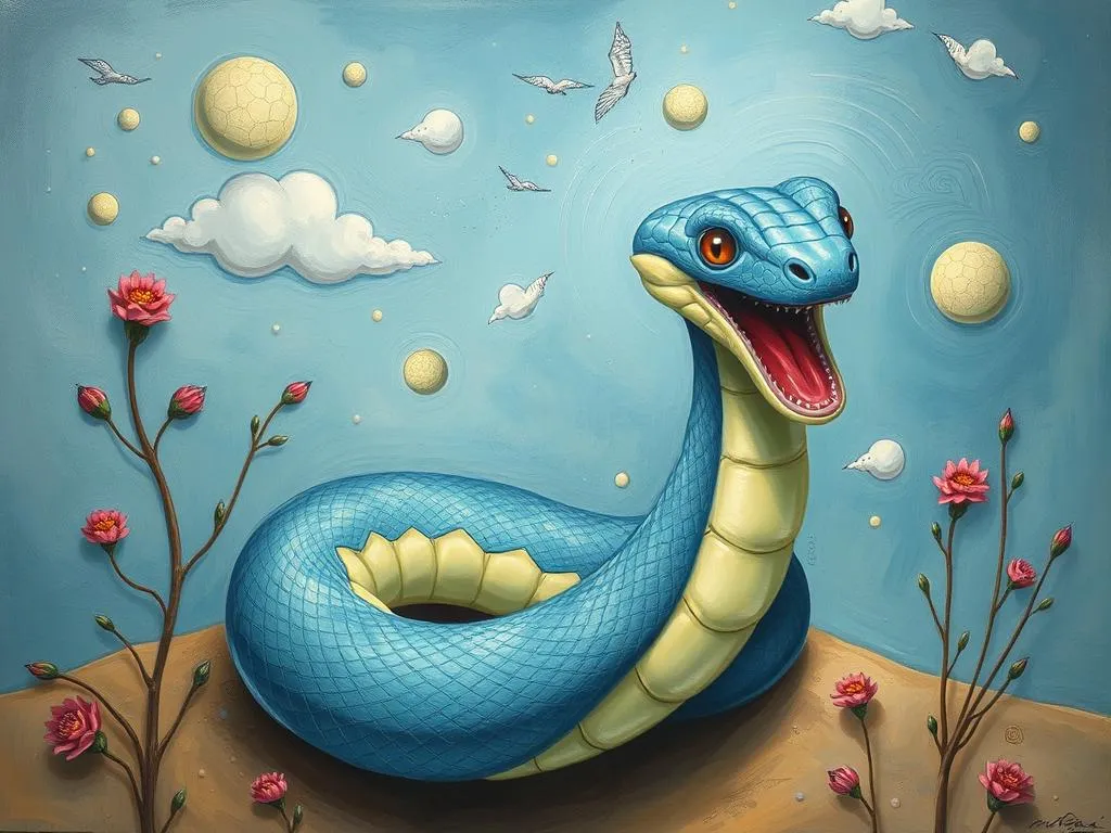delving into the dream symbolism of the blue snake