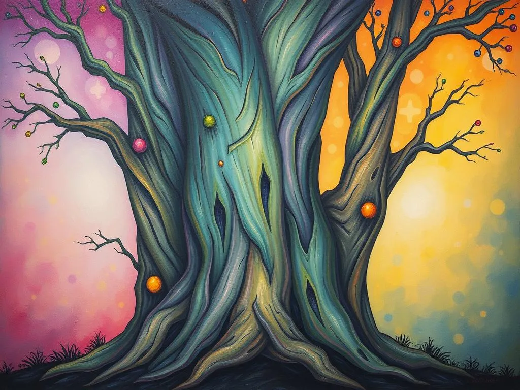 delving symbolic depths unraveling dream symbolism tree trunks