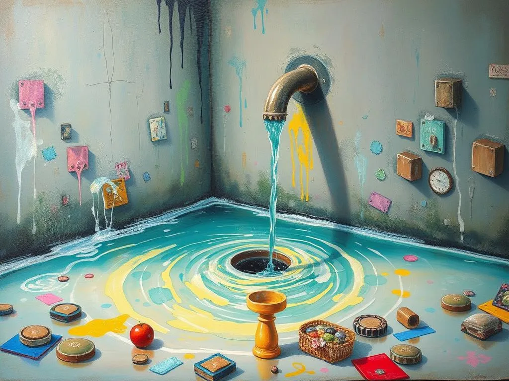 dirty water drains dream symbol