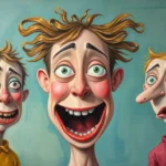 distorted faces