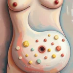 dotted stomach