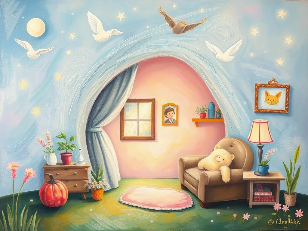 dream about hiding in a home