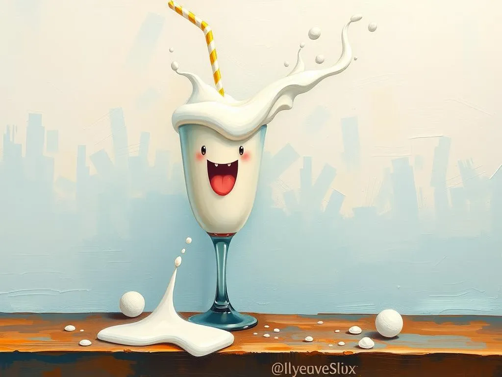 dream about milk based drinks