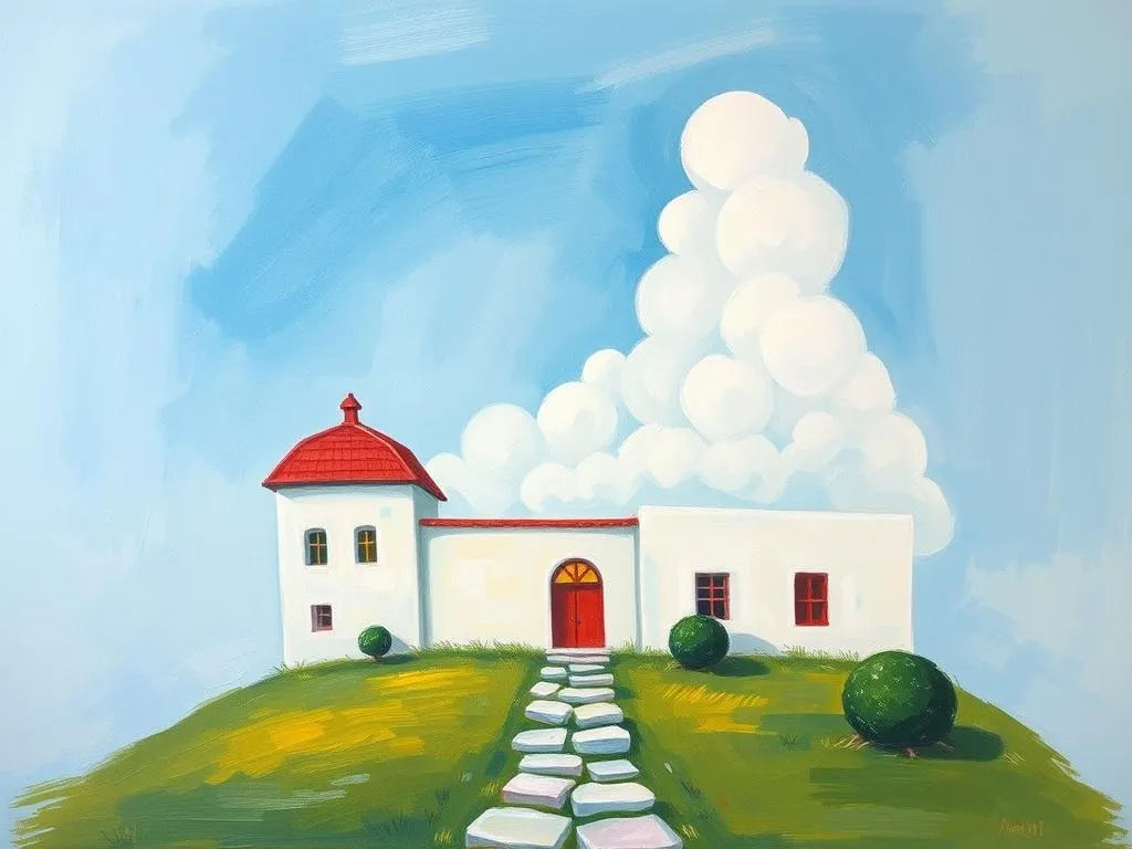 dream about white building meaning interpretation