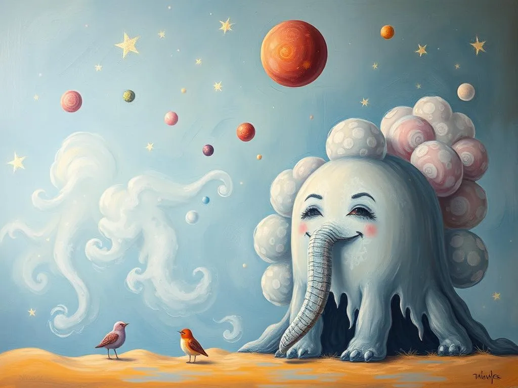 dream interpretation giant grey thing