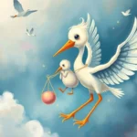 dream meaning baby delivery stork