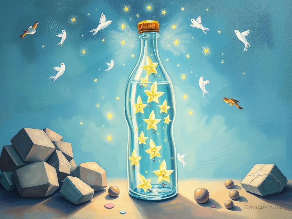 dream of a water bottle