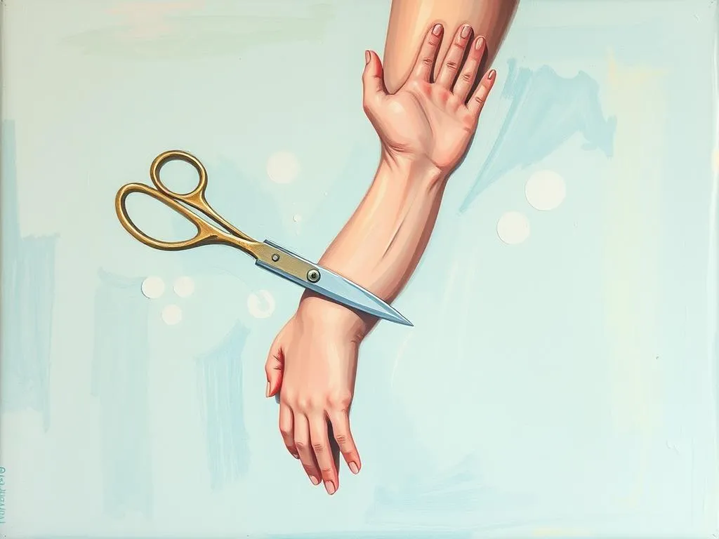 dream of cutting arm and knee symbolism and interpretation