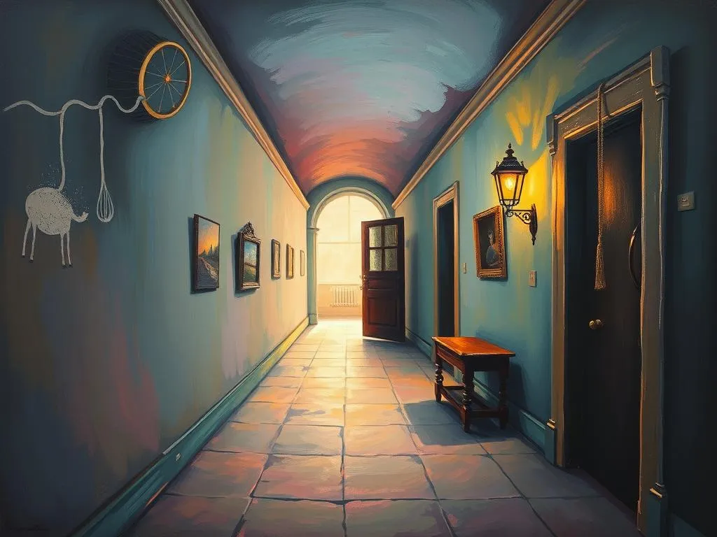 dream of dark corridor
