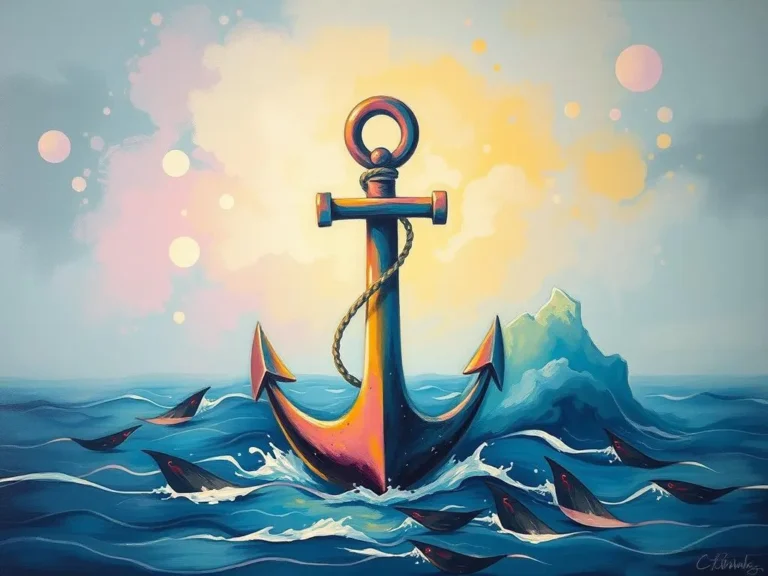 Dream Symbol Anchor Finding Stability in Uncertain Seas