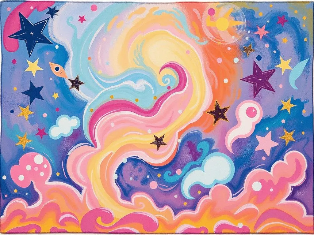 dream symbol area rugs
