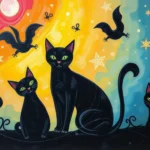 dream symbol black cats