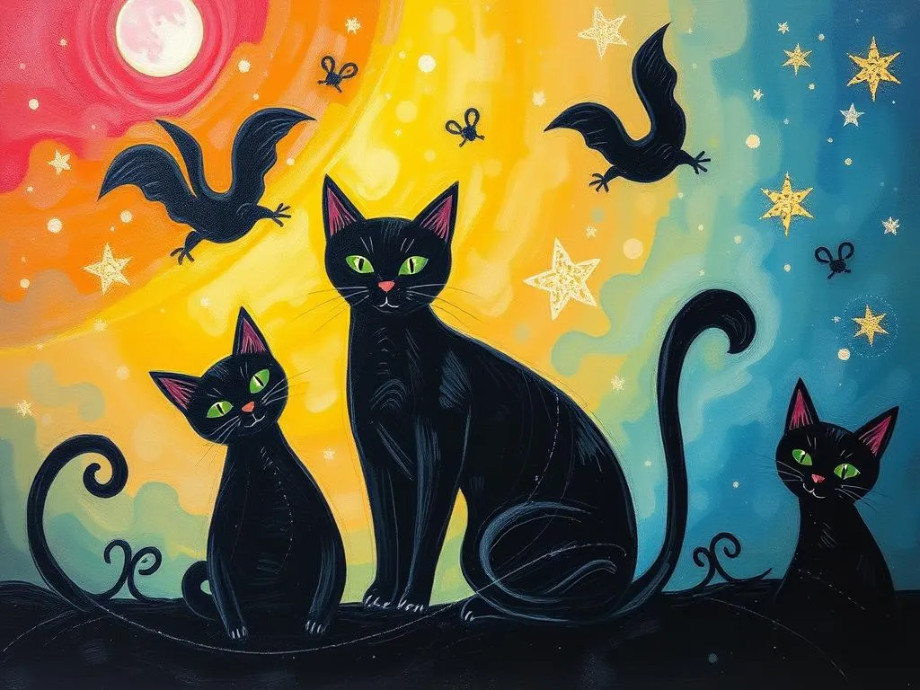 dream symbol black cats