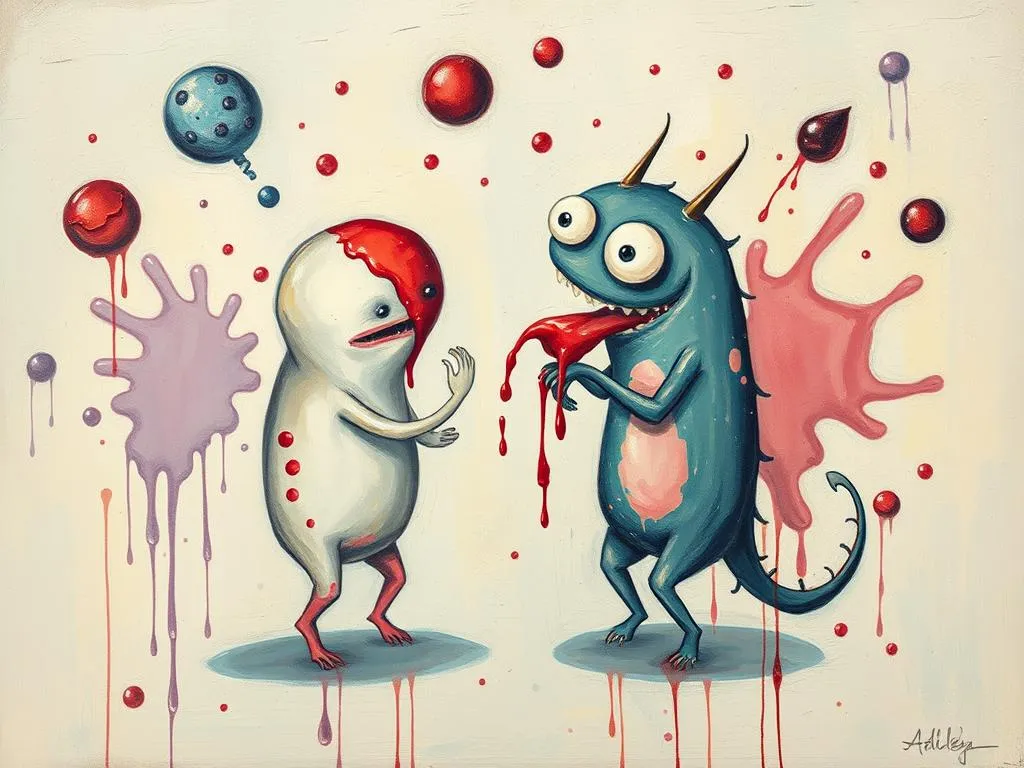 dream symbol blood spatters