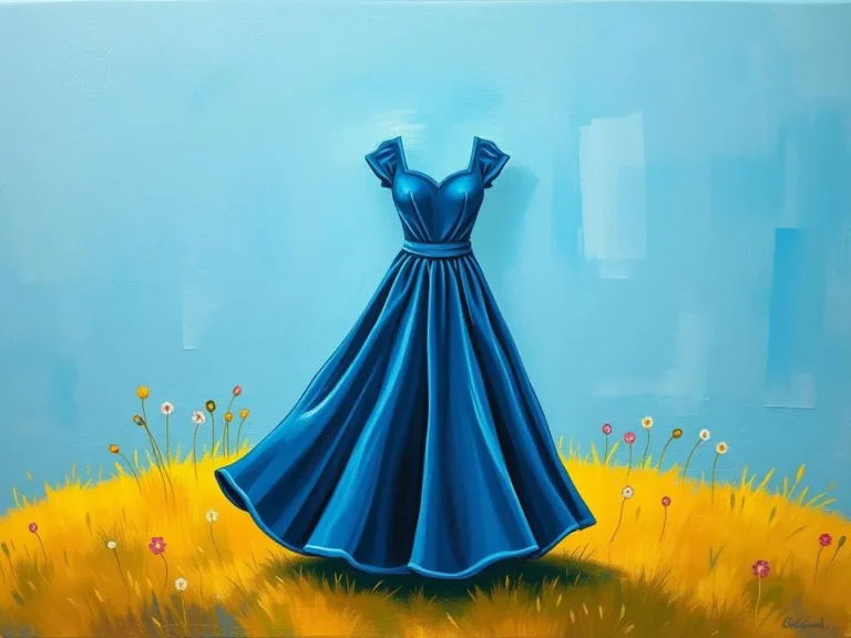 Dream Symbol: Blue Velvet Dress