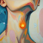 dream symbol burning neck skin