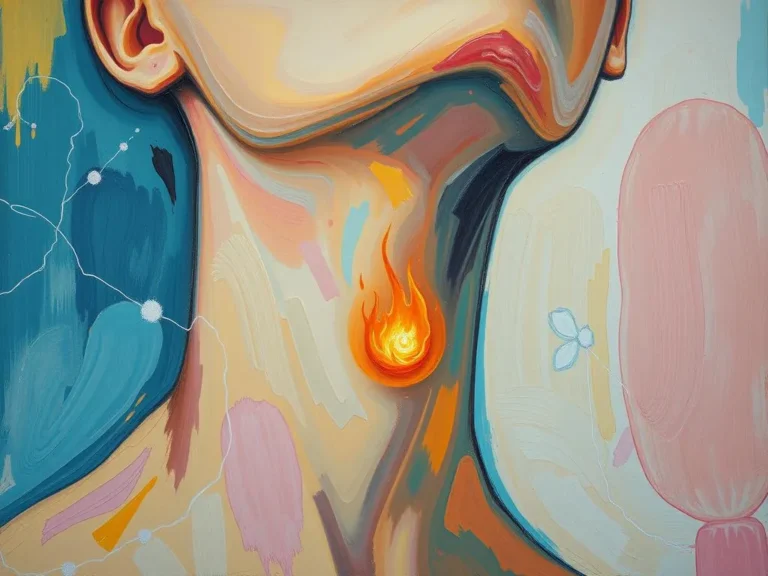 Dream Symbol Burning Neck Skin