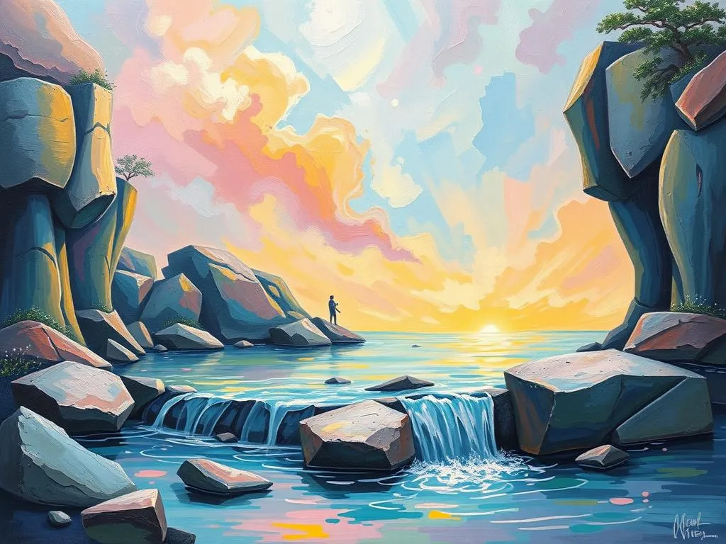 dream symbol chasm with river