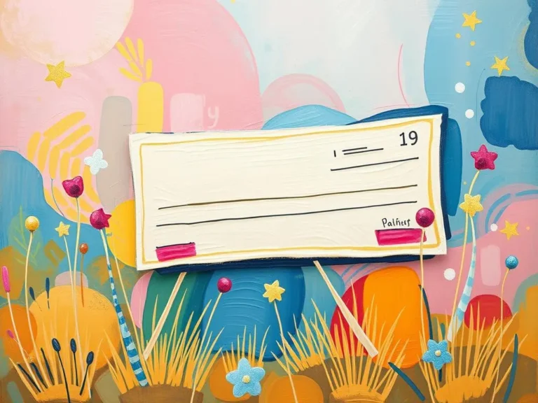 Dream Symbol Check: What Does It Mean When You Dream About Checks?