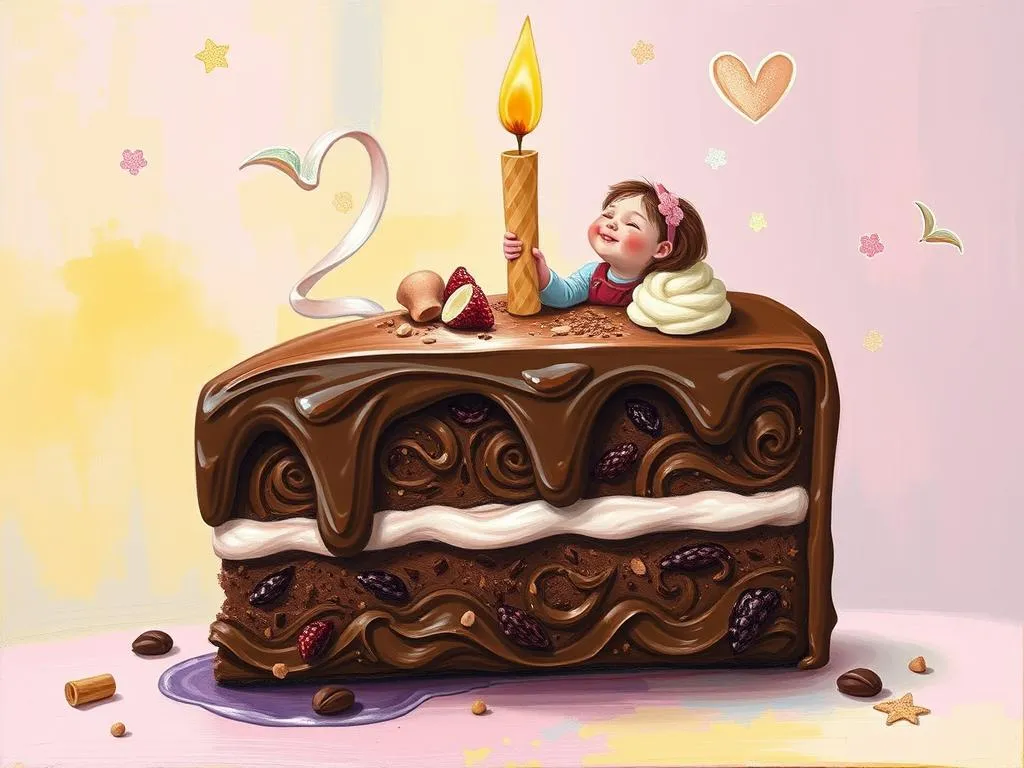 dream symbol chocolate cake sweet and bitter
