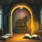 dream symbol classical library hidden knowledge wisdom