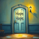 dream symbol closed door with light sign hope hidden potential