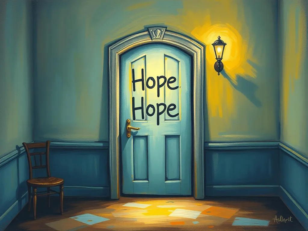dream symbol closed door with light sign hope hidden potential