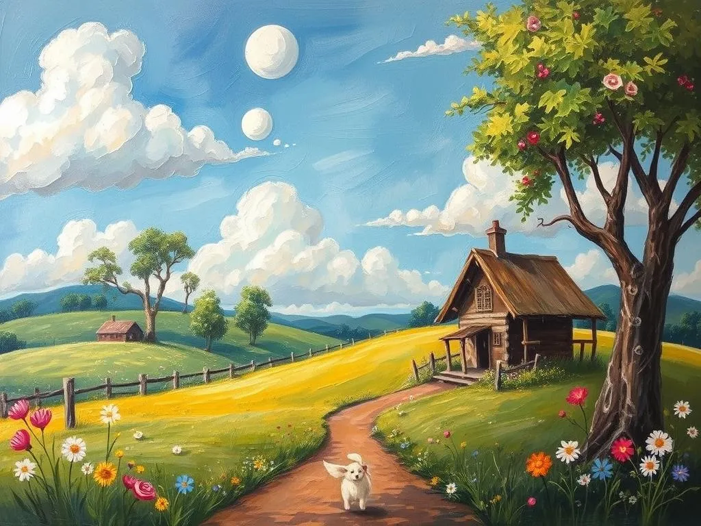 dream symbol countryside