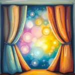 dream symbol curtains and lights
