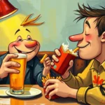 dream symbol dad calmly eating fries and drinking beer