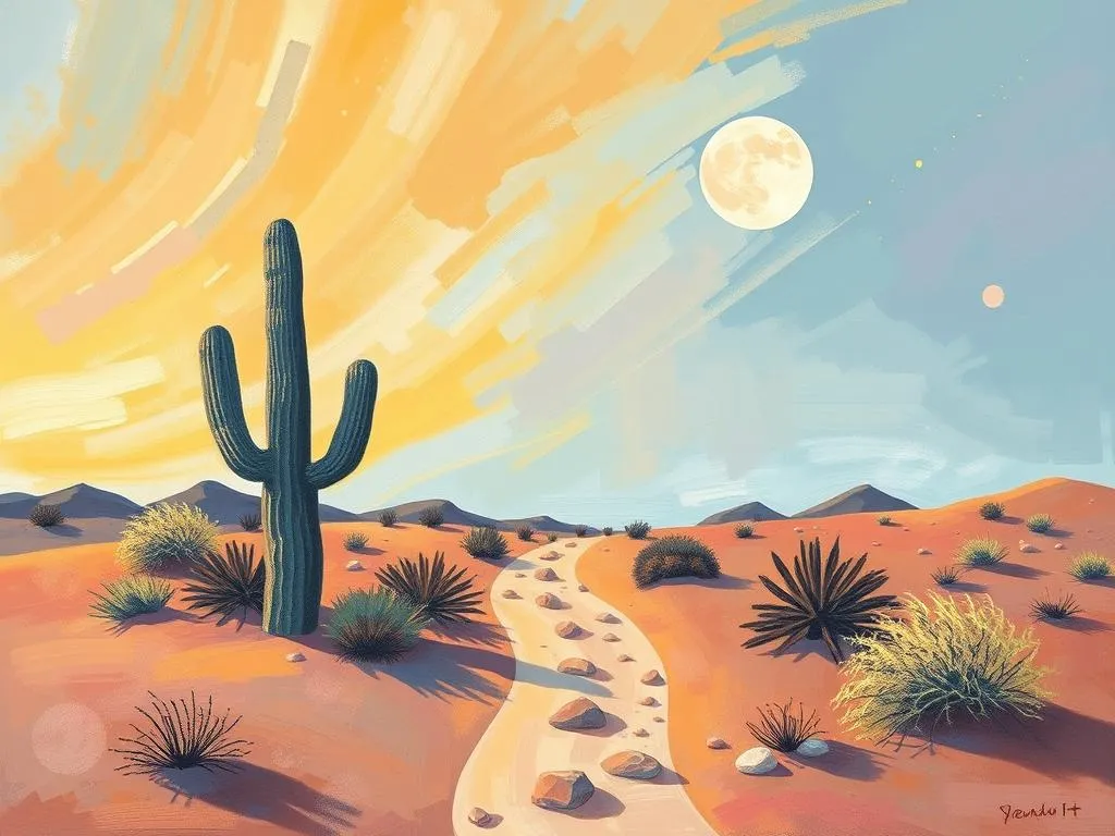 dream symbol desert track