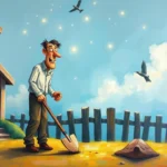 dream symbol father digging front yard