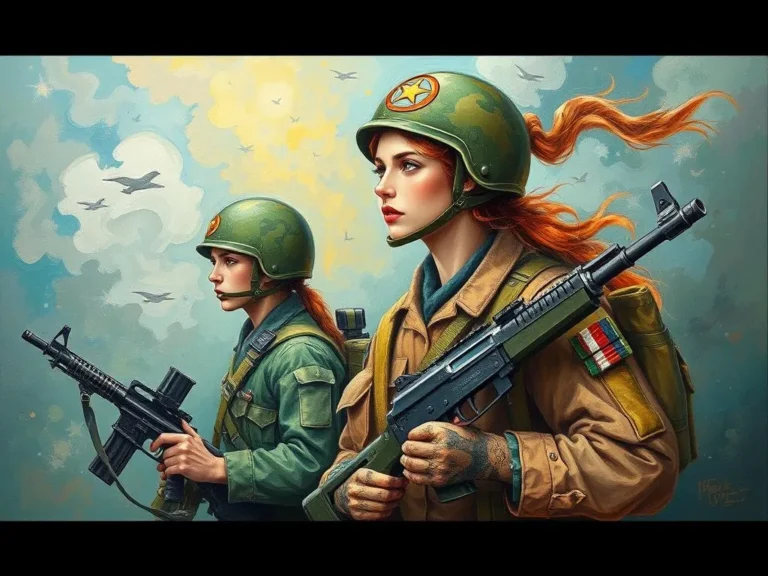 Dream Symbol: Female Soldiers – Strength, Courage, and Protection