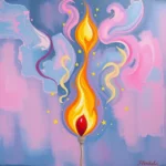 dream symbol fire turning pink