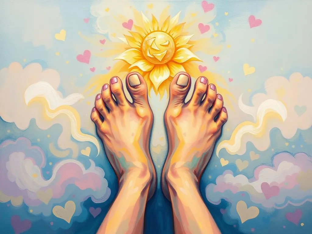 dream symbol flipped feet