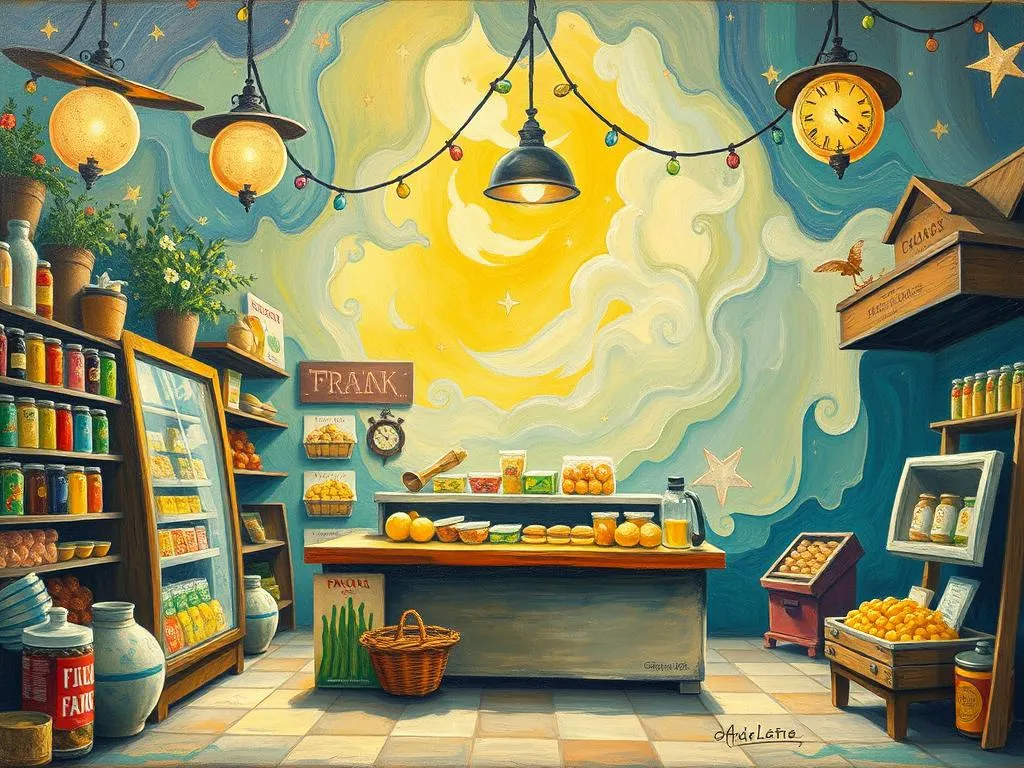 dream symbol food store
