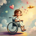 dream symbol girl in a wheelchair