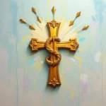 dream symbol gold cross dollar