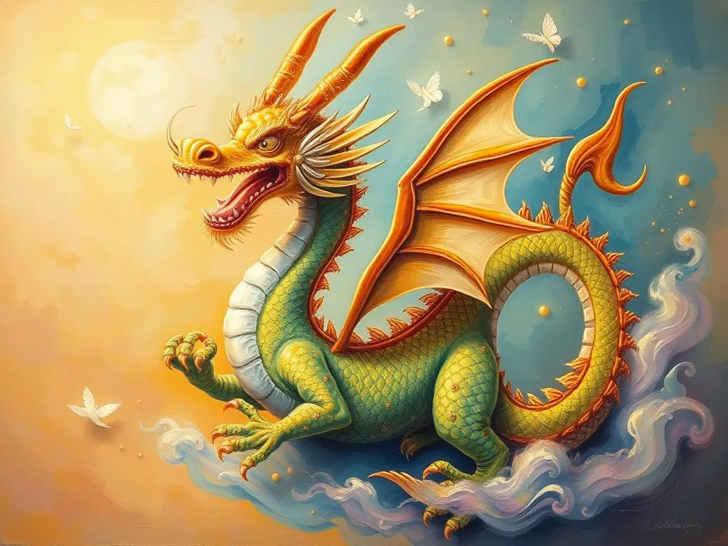 dream symbol golden dragon meaning interpretation