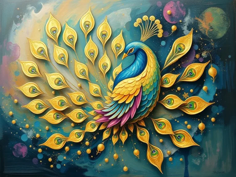 Dream Symbol Golden Peacock Unraveled