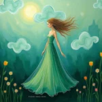 dream symbol green color dress journey through emotions grace