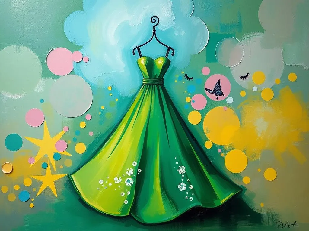 dream symbol green dress