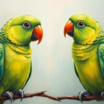 dream symbol green parrots