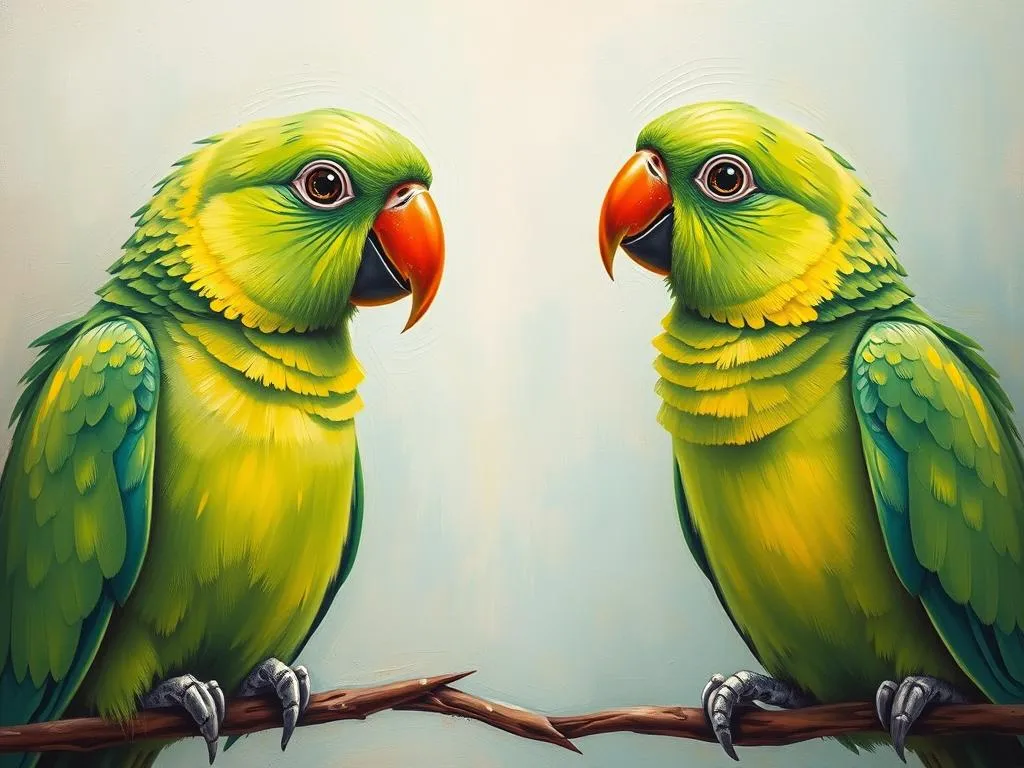 dream symbol green parrots